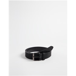 Embossed Belt, Men, Black