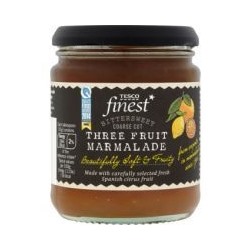 Мармелад-джем "Три фрукта" от Tesco Finest  340 гр / Tesco Finest Three Fruit Marmalade 340 g
