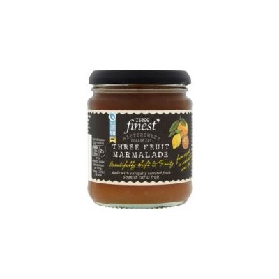Мармелад-джем "Три фрукта" от Tesco Finest  340 гр / Tesco Finest Three Fruit Marmalade 340 g