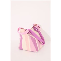 Bolso grande canva y rafia