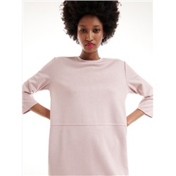 Kleid In Velourslederoptik