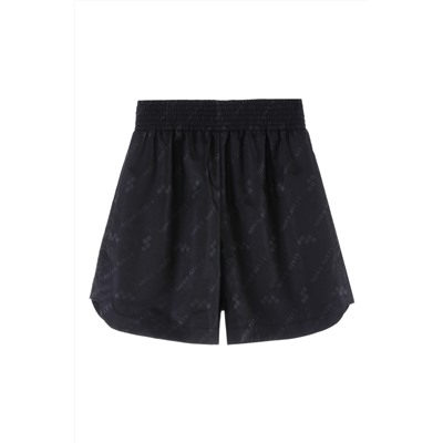Short de tiro alto Negro