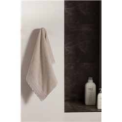 Analisa %100 Pamuk Yüz Havlusu - Bej - 50x70 cm