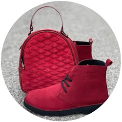 Ab. Zapatos 1619/2 New R · GRANATE+AB.Z · Pelle · mochila 421 (650) GRANATE АКЦИЯ