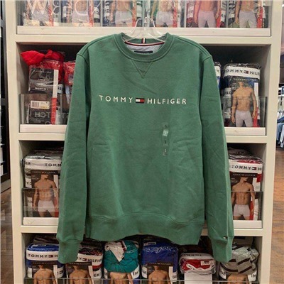 Толстовка свитшот Небольшой начес внутри TOMMY HILFIGE*RОРИГИНАЛ!