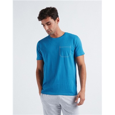 Pyjamas T-shirt, Men, Blue