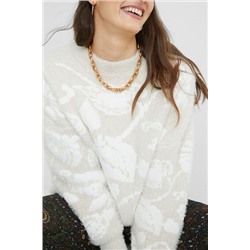 Jersey peluche floral