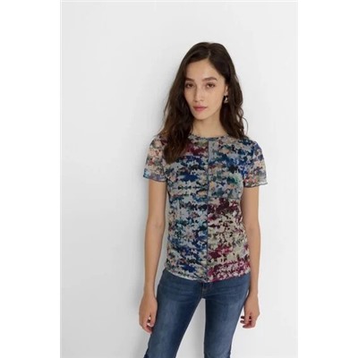 Camiseta slim tul