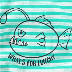 Baby T-Shirt mit Piranha-Print