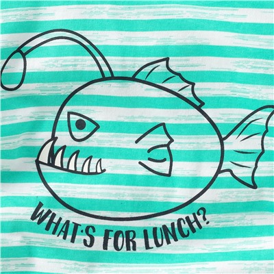 Baby T-Shirt mit Piranha-Print