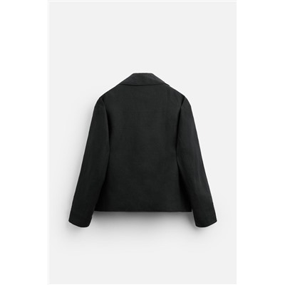 TRENCH CORTO 100% LINO