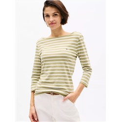Stripe Boatneck T-Shirt