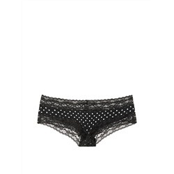 COTTON LINGERIE NEW! Lace-waist Cheeky Panty