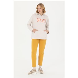 Kadın Taş Kapüşonlu Sweatshirt