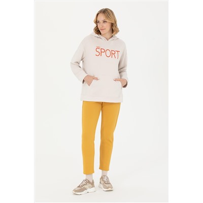 Kadın Taş Kapüşonlu Sweatshirt