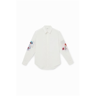 Camisa patch flores