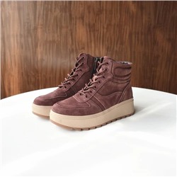 Женские замшевые ботинки O'liv*e Naturall*e на толстой подошве, экспорт в Россию