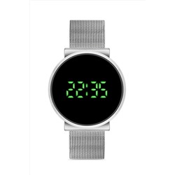 Aqua Di Polo 1987 Kadın Gümüş Hasır Dijital Led Kol Saati Apwg028301 APWG0283