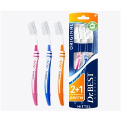 Zahnbürste Classic Original mittel Vorteilspack (2+1 Gratis), 3 St