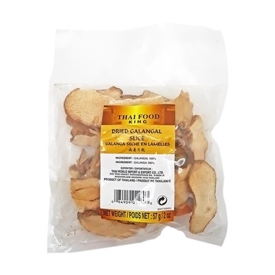THAI FOOD KING Dried Galangal Slice Галангал сушеный 57г