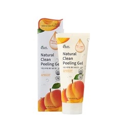 EKEL Natural Clean peeling gel Apricot Пилинг-скатка с экстрактом абрикоса 180мл