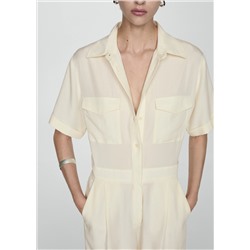 Mono camisero lyocell