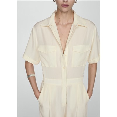Mono camisero lyocell