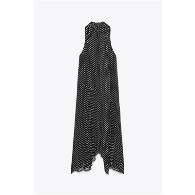 ZW COLLECTION HALTER POLKA DOT DRESS