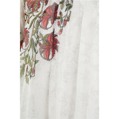 Camiseta avolantada flores