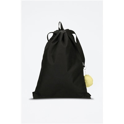 Bolso saco deportivo Leire Gris y amarillo