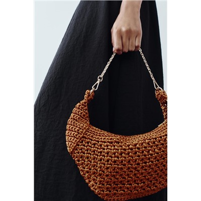 BRAIDED SHOULDER BAG