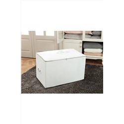 Madame Coco Çiçek Desen Baskılı Hurç - Beyaz / Gri BHU-12-8682116272759