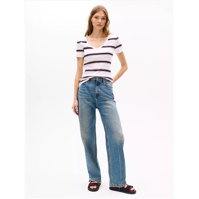 V-Neck Stripe Favorite T-Shirt