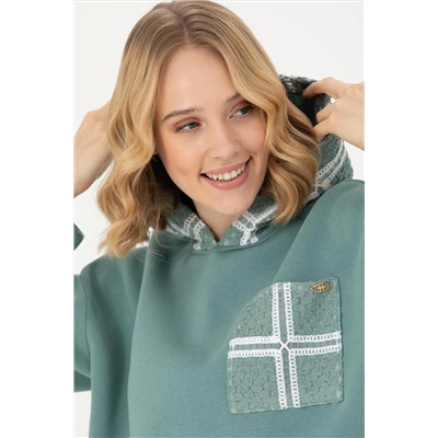 Kadın Mint Sweatshirt