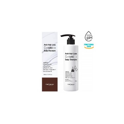 Anti-Hair Loss Ceramide Scalp Shampoo, Cлабокислотный шампунь с керамидами против выпадения волос