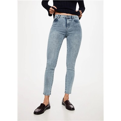 Jeans skinny tiro medio elsa -  Mujer | MANGO OUTLET España