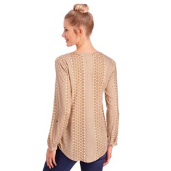 Damen Bluse mit krempelbaren Ärmeln