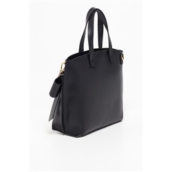 Bolso de piel Mini Maison Héritage - Negro
