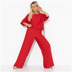 Брючный костюм свободной посадки, Энергия цвета (red, 2 в 1)