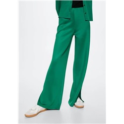 Pantalón aberturas bajo -  Mujer | MANGO OUTLET Melilla