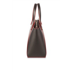 Bolso de piel Parl Negro y rojo