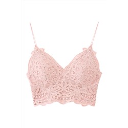 Crop top Rosa viejo