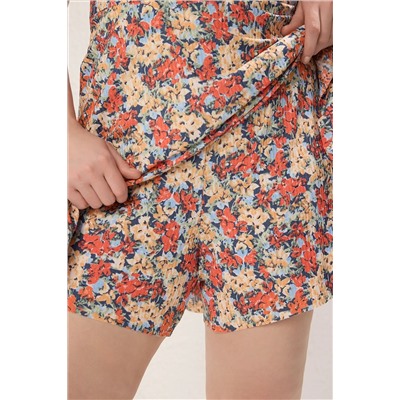 Kırmızı Askılı Volanlı İçi Şortlu Mini Örme Tulum TBBSS24BG00000