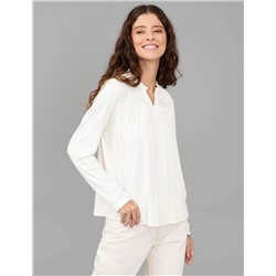 Ekru Comfort Fit Bluz