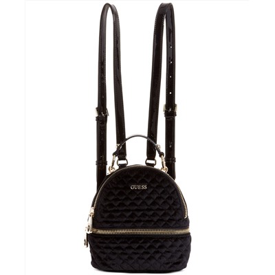 GUESS Cool School Velvet Small Backpack