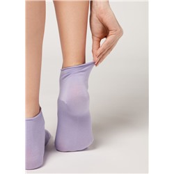 Kurze Baumwollsocken ohne Rand