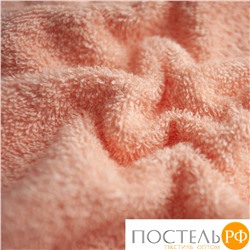 (13-1021) Полотенце Eleganta (Petek Crystal) 70х130 см Махра 390 г/м2, 13-1021 Светло-Розовый (Персиковый на бирке)