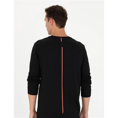 Siyah Regular Fit Sweatshirt