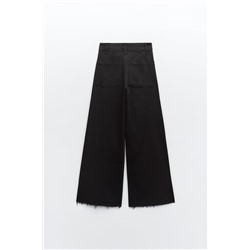 ZW COLLECTION MARINE STRAIGHT-LEG HIGH-WAIST JEANS