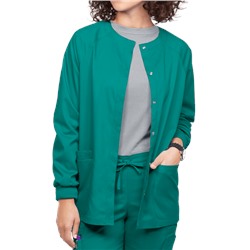 UA Flex2 Long Sleeve Warm Up Scrub Jacket